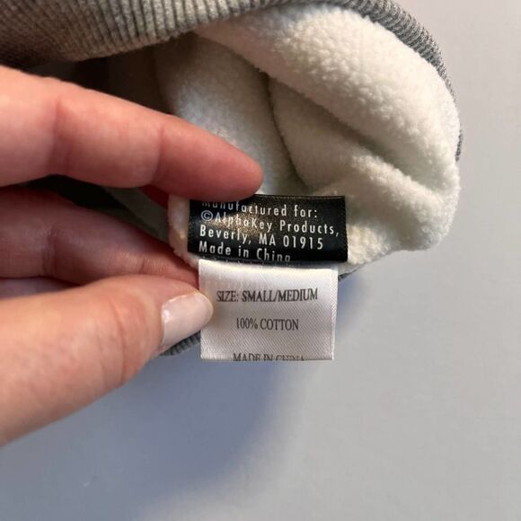 Zack & Zoey Fleece-Lined Grey Dog Hoodie Small/Medium 100% Cotton EUC - Picture 9 of 12